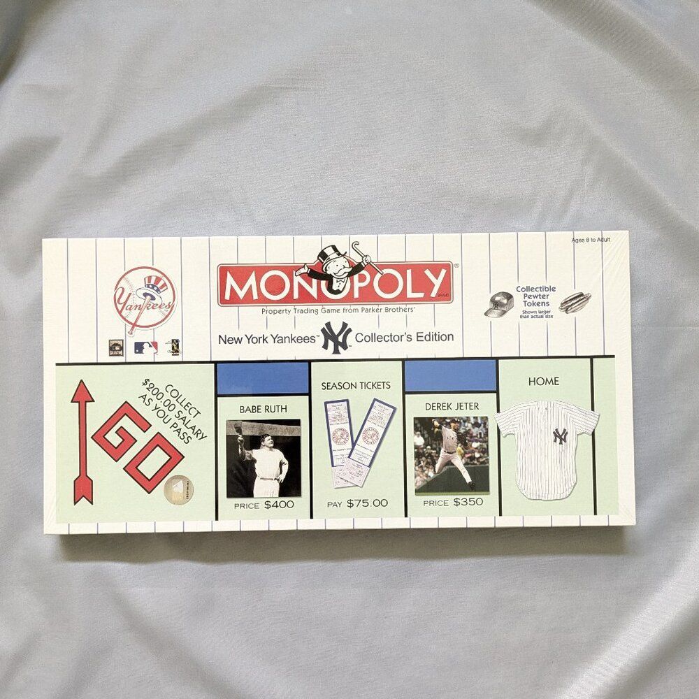 New York Yankees Monopoly Collector’s Edition 2001 New Sealed MLB